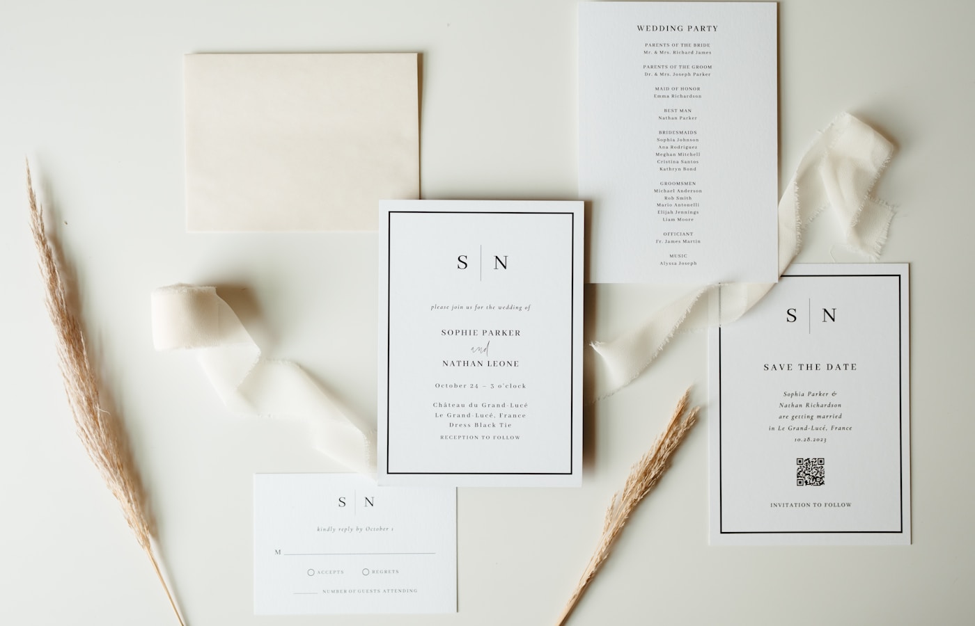 What to include on destination wedding invitations example